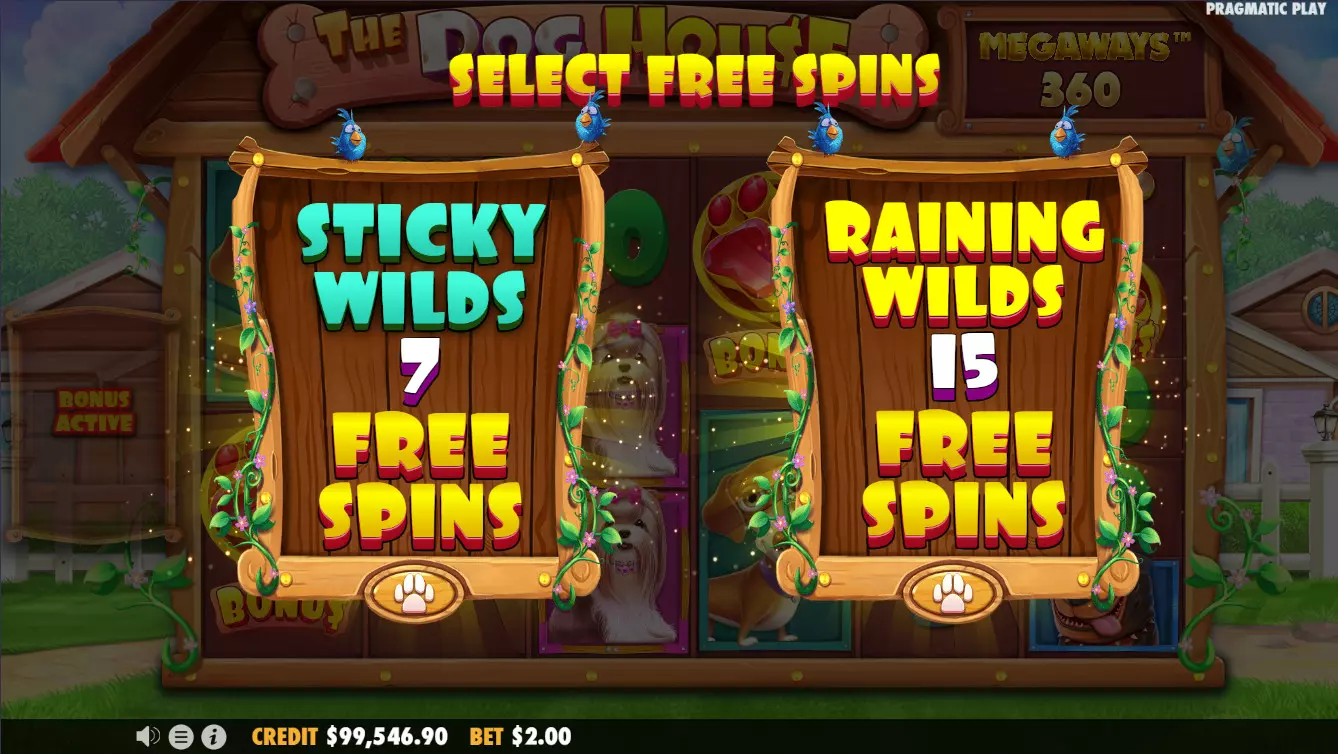 free spins The Dog House Megaways
