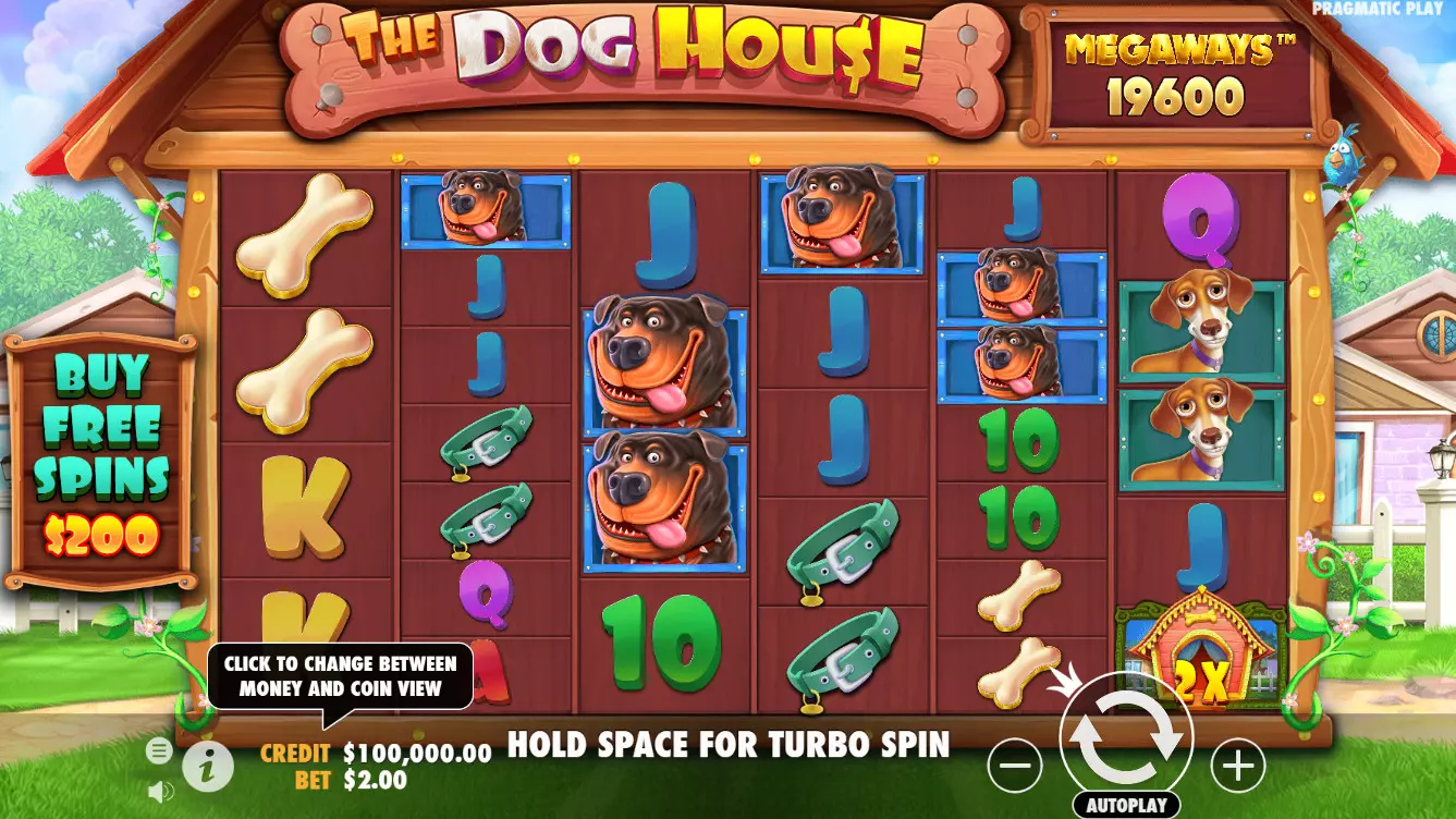 Игровой автомат The Dog House Megaways